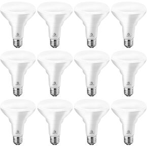 Energetic 20 Pack 65W BR30 LED Recessed Light Bulb, Dimmable, 650 Lumens, Soft White 2700K, E26 Base, Indoor Flood Light for 5/6 Inches Cans, UL Listed