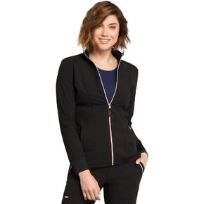 Cherokee Statement Women Warm Up Scrubs Jacket Zip Front CK365 in Saudi Arabia