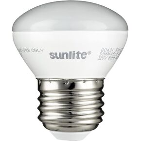 Sunlite R14/LED/E26/4W/D/27K LED R14 Mini-Reflector Floodlight 4 Watt (25W Equivalent) Light Bulbs, Medium (E26) Base, 2700K, Warm White in Saudi Arabia