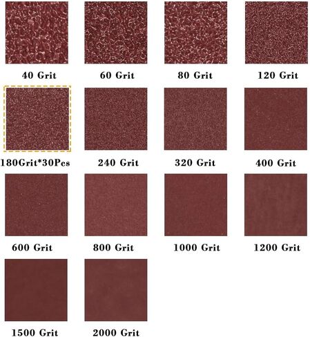 SPEEDWOX 30PCS 40 Grit Triangle Sandpaper, 80mm Hook & Loop for Multi Tool | No-hole Triangle Sanding Pads, 80mm Inches Sanding Discs Fits Oscillating Multi Tool Detail Sander in Saudi Arabia
