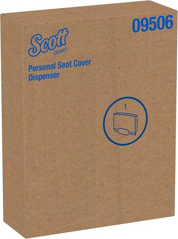 Scott Kimberly Clark Windows Toilet Seat Cover Dispenser (09506), Black in Saudi Arabia