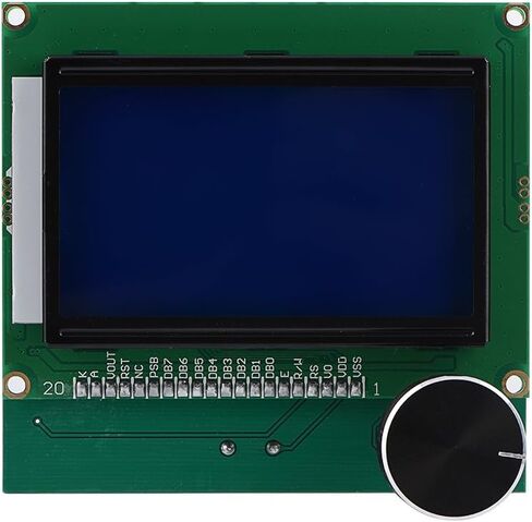 LCD Screen for Creality CR-10S / S4 / S5, CR10s LCD Screen, Replacement LCD Screen Controller Display with 2 Cable for Creality CR-10S 3D Printer, 3D Printer Kit Accessory in Saudi Arabia