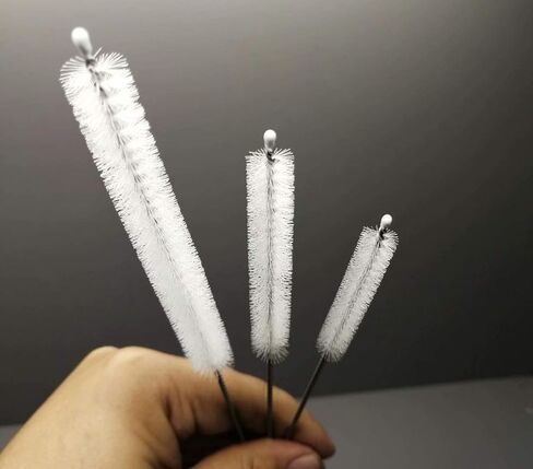 مجموعة فرش تنظيف الماصة من 9 قطع (3 مقاسات 12 و10 و8 انش)، 3 قطع 12×12 ملم، 3 قطع 10×10 ملم لماصات قابلة لاعادة الاستخدام، 3 قطع 8×8 ملم فرشاة تنظيف بمقاسات متعددة in Kuwait