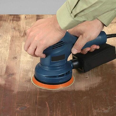 أقراص صنفرة شبكية مقاس 5 بوصات بخطاف وحلقة ورق صنفرة 800 حبيبة 20 قطعة، مجموعة دائرية من الغبار المتدفق، وسادات سنفرة مدارية شبكية للخشب، والجدران الجافة، والسيارات، وإزالة الخدوش المعدنية بواسطة سانجيان in Kuwait