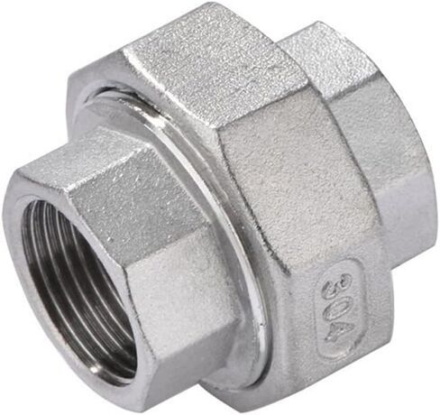 Yoebor الفولاذ المقاوم للصدأ 304 وصلة أنابيب الزهر الاتحاد 3/8 "NPT أنثى x 3/8" NPT أنثى المواضيع محول in Saudi Arabia