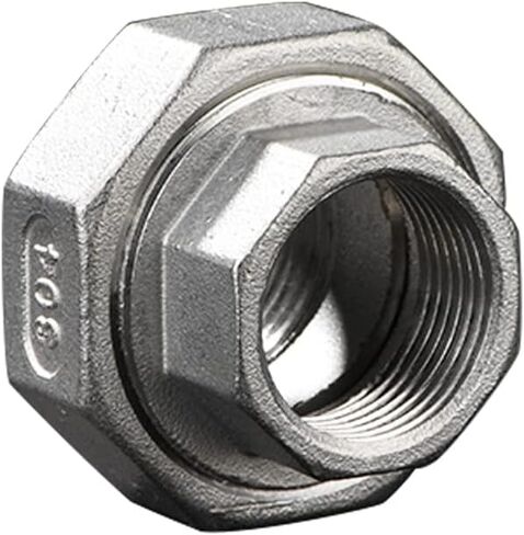 Yoebor الفولاذ المقاوم للصدأ 304 وصلة أنابيب الزهر الاتحاد 3/8 "NPT أنثى x 3/8" NPT أنثى المواضيع محول in Saudi Arabia