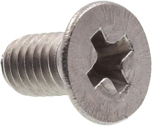 برايم-لاين براغي الة 9120956، متري، راس مسطح، مفك فيليبس، M3-0.5 × 6 ملم (10 قطع) in Kuwait