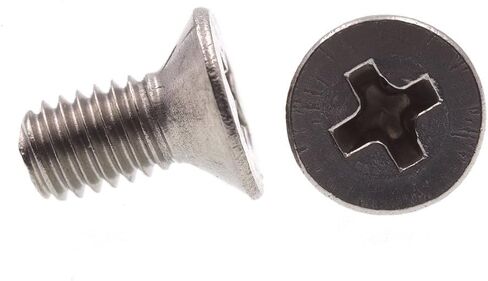 برايم-لاين براغي الة 9120956، متري، راس مسطح، مفك فيليبس، M3-0.5 × 6 ملم (10 قطع) in Kuwait