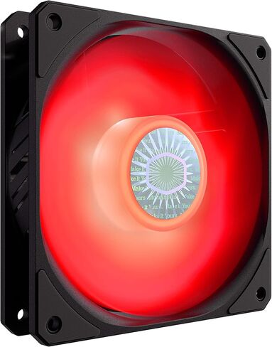 كولر ماستر سيكل فلو 120 مروحة حافظة كمبيوتر حمراء 120 ملم MFX-B2DN-18NPR-R1 FN1409 in Kuwait