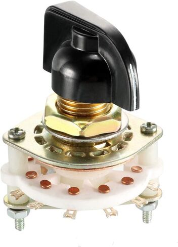 uxcell 1P6T 1 Pole 6 Position Selectable 1Deck Band Selector Rotary Switch with Plastic Knob in Saudi Arabia