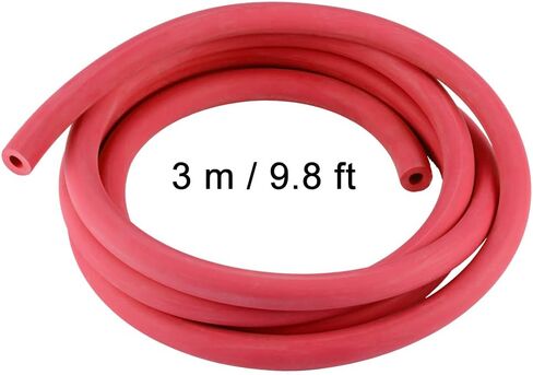 stonylab Red Vacuum Rubber Tubing, 45/64 inch OD 5/16 inch ID Vacuum Tubing Natural Rubber Tube for Vacuum, 5/16 x 15/32 inch Fit on stonylab Glassware Labware, 3.3 Feet in Saudi Arabia