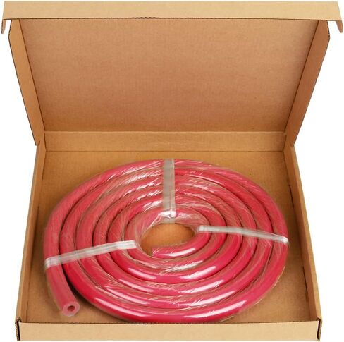 stonylab Red Vacuum Rubber Tubing, 45/64 inch OD 5/16 inch ID Vacuum Tubing Natural Rubber Tube for Vacuum, 5/16 x 15/32 inch Fit on stonylab Glassware Labware, 3.3 Feet in Saudi Arabia