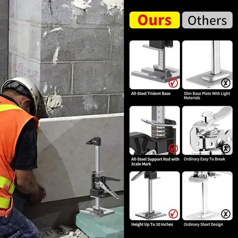 Labor Saving Arm,Furniture Lifter Effort Elevator 2Pack 365LB, Wall Tile Locator,Bar Clamps for Woodworking,Hand Lifting Jack Tool in Saudi Arabia
