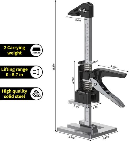 Labor Saving Arm,Furniture Lifter Effort Elevator 2Pack 365LB, Wall Tile Locator,Bar Clamps for Woodworking,Hand Lifting Jack Tool in Saudi Arabia