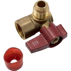 Supplying Demand 01-480G Gas Connector Shut-off Angle Valve 1/2 Inch OD Flare x 1/2 Inch FIP in Kuwait