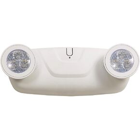 مصابيح طوارئ LED TANLUX مع بطارية احتياطية، مصابيح طوارئ تجارية قابلة للتعديل برأسين، مدرجة في قائمة UL، تيار متردد 120/277 فولت، مصابيح طوارئ سلكية للأعمال - 3 عبوات (أبيض) in Kuwait