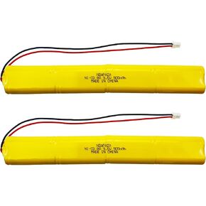 BBAT0043A Ni-Cd 9.6V 900mAh Emergency Light Lighting Fixture Battery Compatible with ELBB003 ELB-B003 ELB-B004 ELBB004 OSI OSA228 DANTONA CUSTOM-306-U BBAT0044A BAA-96 (1 Pack) in Saudi Arabia