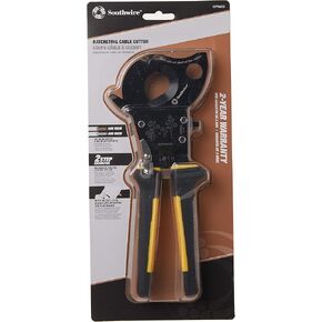 Southwire 58277740 أدوات ومعدات CCPR400 قواطع كابلات سقاطة مدمجة شديدة التحمل مع مقابض مريحة، رافعة سريعة الفك سهلة الاستخدام، شفرات فولاذية، 750 كيلو سم CU/1000 كيلو سم AL