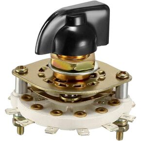 uxcell 3P3T 3 Pole 3 Position 1-Deck Band Channel Rotary Switch Selector with Knob in Saudi Arabia