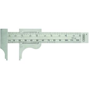 General Tools Slide Caliper #729ME, MM and 16th Graduation, 0 to 4-Inch (0 to 102mm) Range, Inside and Outside Measurement in Saudi Arabia