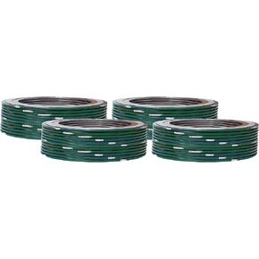 حشية جرح حلزونية من الفولاذ المقاوم للصدأ 9000IR1316PTFE150X48 316L مع حلقة داخلية 316SS وحشو PTFE لأنبوب 1 بوصة، فئة الضغط 150#، شريط أخضر مع شريط أبيض (عبوة من 48 قطعة) in Saudi Arabia