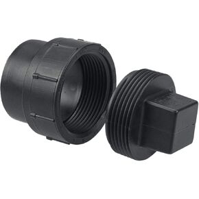 NIBCO 5816 11/2 Cleanout Adapter Spg x Cleanout with Plug ABS in Saudi Arabia