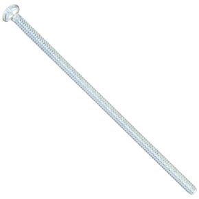 Small Parts Steel Pan Head Machine Screw, Zinc Plated, Meets ASME B18.6.3, #2 Phillips Drive, #6-32 Thread Size, 3-1/2" Length, Fully Threaded, Imported (Pack of 25) in Saudi Arabia