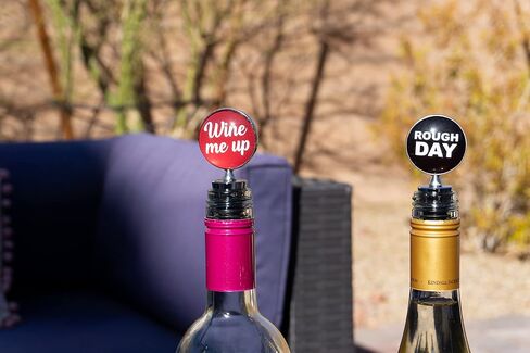 Funny Wine Stoppers Accessories for Wine Gifts, Set of 5 Bottle Stopper for Women and Men, Perfect Beverage Topper Gift in Saudi Arabia