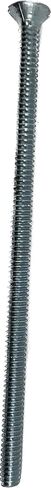 Harris Hardware 4x10/24-25 رأس مسطح من الفولاذ المطلي بالزنك ملولب بالكامل 4 بوصات × برغي آلة #10/24، 25 حزمة in Kuwait