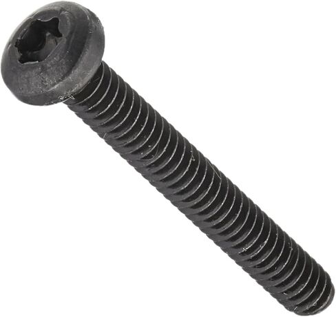 الفولاذ Pan الرأس آلة برغي ، أسود ، لمسة نهائية من الأوكسيد ، يلبي ASME b18.6.3 ، t25 Star Drive, مقاس سن 10 – 24, 1 – 1/2 طول ، والأخرى مترابطة ، مستورد بالكامل (مجموعة من 50) in Kuwait