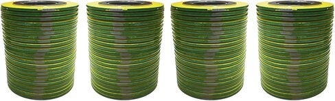 Sterling Seal 9000IR2316GR600X96 316L Stainless Steel Spiral Wound Gasket with 316SS Inner Ring and Flexible Graphite Filler, for 2" Pipe, Green Band with Grey Stripes (Pack of 96) in Saudi Arabia