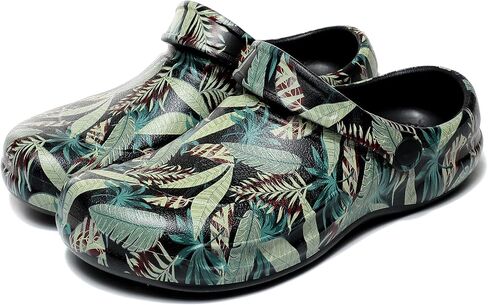 ZEENXIUYA Unisex Non Slip Work Chef Shoes Waterproof Closed Toe Kitchen Clogs Restaurante Food Service Garden Nurse Black in Saudi Arabia