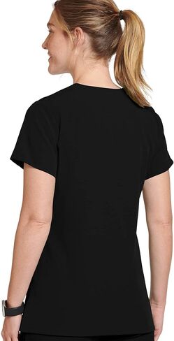 Jockey Women's Scrubs WOV-Neck Crossover Scrub Top in Saudi Arabia