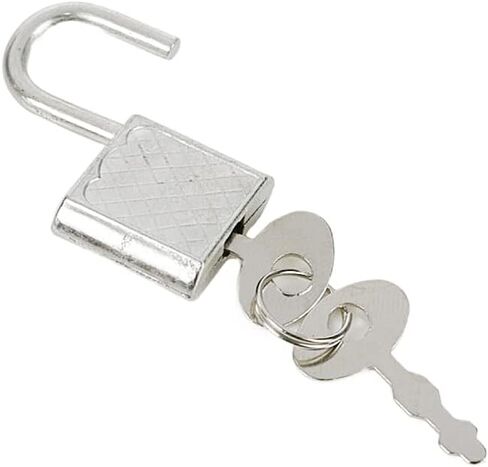 15 Pcs Mini Diary Metal Lock,Mini Padlock with Key for Suitcase Lock Schoolbag Backpack Padlock Luggage Lock Padlock,Bronze in Kuwait