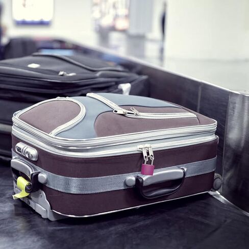 8 Pcs Suitcase Locks with Keys, Small Metal Luggage Padlocks with Keys, Mini Multicolor Keyed Padlock for School Gym Classroom Matching Game Locker, 8 Colors in Kuwait