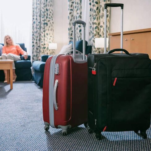 8 Pcs Suitcase Locks with Keys, Small Metal Luggage Padlocks with Keys, Mini Multicolor Keyed Padlock for School Gym Classroom Matching Game Locker, 8 Colors in Kuwait