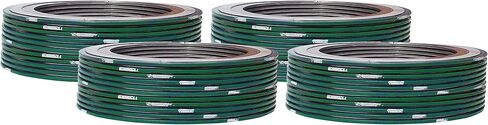 Sterling Seal 9000IR1500316PTFE1500X48 316L Stainless Steel Spiral Wound Gasket with 316SS Inner Ring and PTFE Filler for 1-1/2" Pipe, Pressure Class 1500#, Green Band with White Stripe (Pack of 48) in Saudi Arabia