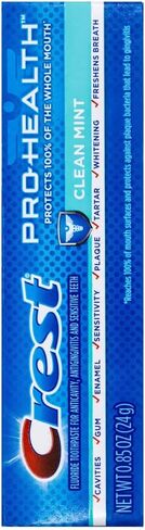 Crest Pro-Health, Clean Mint Toothpaste, 0.85 oz (24g) - Pack of 4 in Kuwait