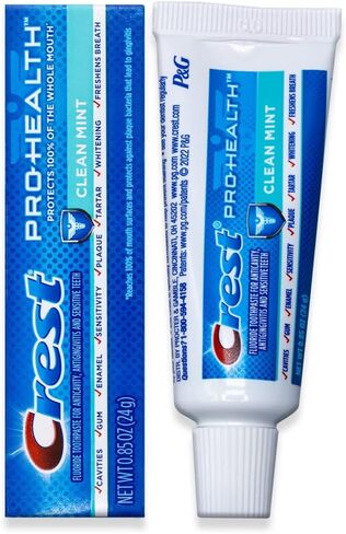 Crest Pro-Health, Clean Mint Toothpaste, 0.85 oz (24g) - Pack of 4 in Kuwait