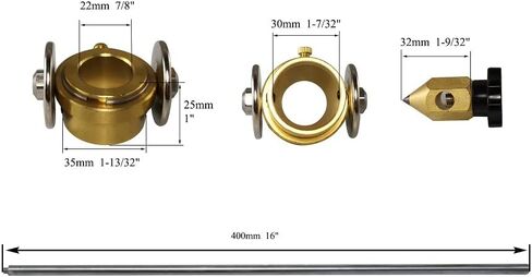 RIVERWELD SG-55 AG-60 قاطع البلازما شعلة القطع الدائرية دليل عجلة البوصلة in Kuwait