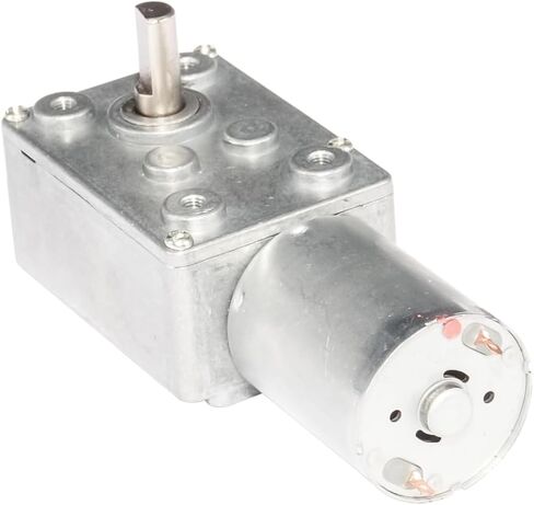 BEMONOC DC 12V 0.6RPM 6mm Shaft Low Speed High Torque Turbine Worm Gear Motor in Saudi Arabia