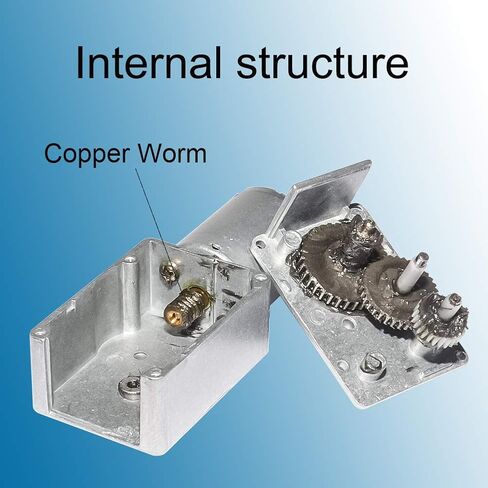 BEMONOC DC 12V 0.6RPM 6mm Shaft Low Speed High Torque Turbine Worm Gear Motor in Saudi Arabia