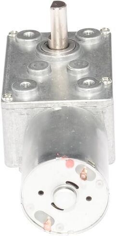 BEMONOC DC 12V 0.6RPM 6mm Shaft Low Speed High Torque Turbine Worm Gear Motor in Saudi Arabia