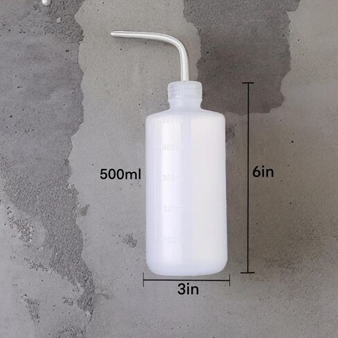 Skard4lyfeink Plastic 500ml / 16oz Squeeze Wash Bottle, Multi-Purpose. Tattooing, Microblading, Waterting tool, Lab in Saudi Arabia