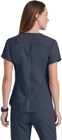 BARCO Grey's Anatomy Scrubs Impact - Harmony Scrub Top for Women, V-Neck Medical Top, Spandex Stretch Women's Scrub Top in Saudi Arabia