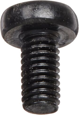 Steel Pan Head Machine Screw, Black Oxide Finish, Meets DIN 7985, #1 Phillips Drive, M3-0.5 Thread Size, 6 mm Length, Fully Threaded, Import (Pack of 100) in Saudi Arabia