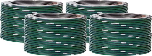 ستيرلنج سيل 9000IR.750316PTFE600X96 316L حشية جرح حلزونية من الفولاذ المقاوم للصدأ مع حلقة داخلية 316SS وحشو PTFE لأنبوب 3/4 بوصة، فئة الضغط 600#، شريط أخضر مع شريط أبيض (عبوة من 96) in Kuwait
