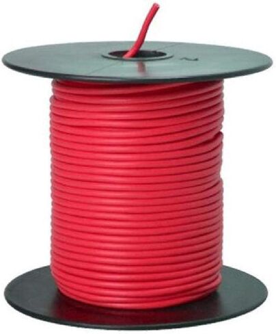 Southwire 55667423 Primary Wire, 18-Gauge Bulk Spool, 100-Feet, Red in Saudi Arabia