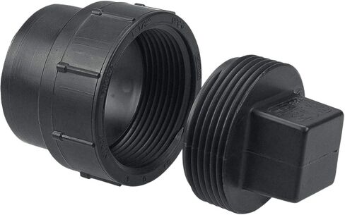 NIBCO 5816 11/2 Cleanout Adapter Spg x Cleanout with Plug ABS in Saudi Arabia