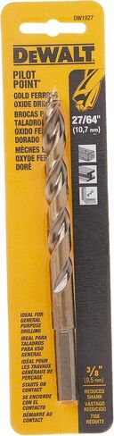 DEWALT DW1927 27/64-Inch Gold Ferrous Oxide Pilot Point Twist Drill Bit in Saudi Arabia